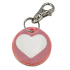 Heart Dog Tag | Color Background | 35mm Round