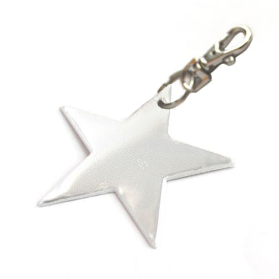 Star-White_Clip-on_Reflector